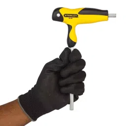B K JAGAN & CO 8 mm Metric 2 Way T-Handle Hex Key (Silver, Yellow) image 3