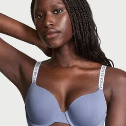 Victoria's Secret Women Solid Full Coverage Underwired Heavily Padded Regular T-shirt Bra-15