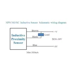 Nutronics 6 mm Sensing Range M12 NPN NC 200 mA Load Current Black Inductive Proximity Sensor (Pack of 2) image 4