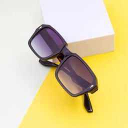 Ted Smith Grey Square UV Protection Unisex Sunglasses-image-21