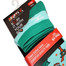 Man Arden Men Multicoloured  Printed  Cotton Ankle Length Socks image 2