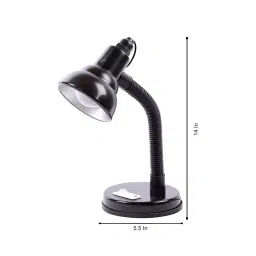 Tucasa NTU-224 B-22 Study Table Lamp with Metal Base (Black) image 2