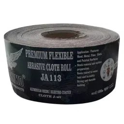 HANKO Premium Flexible Abrasive Cloth Roll 50 m Aluminium Oxide 100 mm Width 320 Grit Size, JA 113-image-29