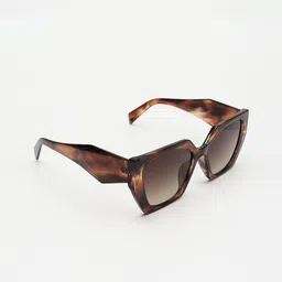 PELLE LUXUR Unisex Full Rim Rectangle Sunglasses with UV Protected Lens PL25GS340-image-57