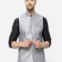 TS LIFESTYLE Woven Nehru Jacket-image-74