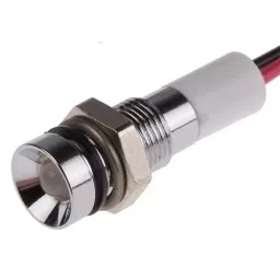 RS PRO Green, Red Panel Mount Indicator 12V DC, Mounting Hole Size 6 mm, Termination Type Lead Wires, IP Rating IP67, Model No 7227754-43
