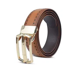 El'Curio Men Textured Leather Belt-picture-0