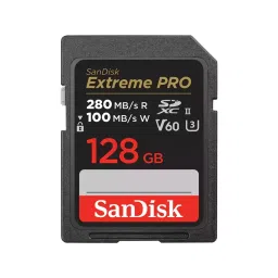 SanDisk Extreme PRO Memory Card SDXC 128 GB Grey, SDSDXEP-128G-GN4IN-32