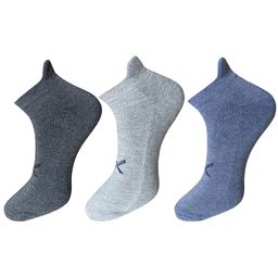 HRX by Hrithik Roshan Men Set Of 3 Assorted Ankle Length Socks-1