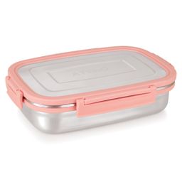 ATTROStainless Steel Lunch Box with Small Container - Peach-picture-4