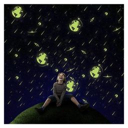 JAAMSO ROYALS 'Radium Mother Earth 'Glow in Dark Wall Sticker-18