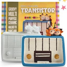 Craftopedia Lets Paint Retro Transistor - Assorted color-3
