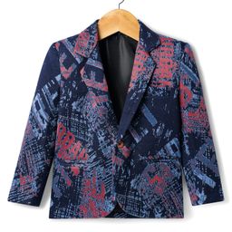 Rikidoos Full Sleeves Typography Printed Blazer-image-99