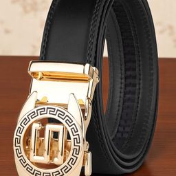 The Roadster Lifestyle Co. Men Alphabet S Autlock Buckle Belt-image-70