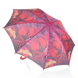 john's umbrellas John's Umbrella  Spiderman Print Straight Umbrella with J Curve Handle - Multicolor image 5