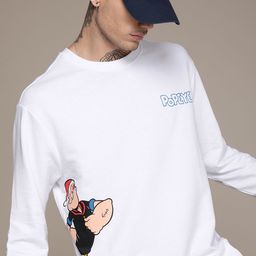 WROGN Popeye Printed Sweatshirt-image-33