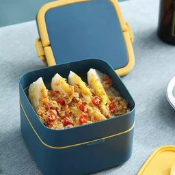CATRON 2 Layer Lunch Box with Handle for Adults & Kids, CRT-986 image 3