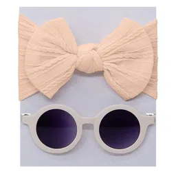 SYGA  Kids Round Sunglasses with  Stretchable Headband ICB-01-07-Meat Powder-image-96