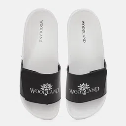 Woodland Men Brand Logo Printed Sliders-picture-29