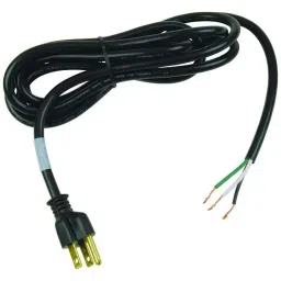 VOLEX POWER CORD, NEMA5-15P, 8FT, 10A, BLACK, 17408-47