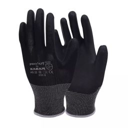 Karam PU Cut Resistant Gloves Black Color, L Size, HS22(L)_5 (Pack of 5 Pair)-image-73