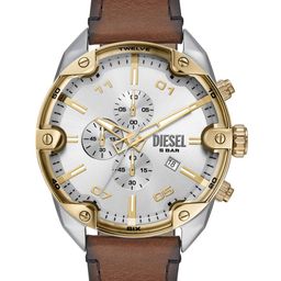 DIESEL Spiked Men Embellished Dial & Leather Straps Analogue Watch DZ4665-picture-35