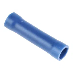 RS PRO Butt Splice Connector, Blue, Insulated, Tin 16 - 14 AWG Model No 534648-image-85