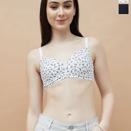 Ginger by Lifestyle Floral Bra Full Coverage Lightly Padded-picture-33