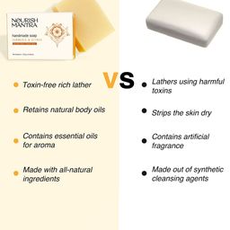 Nourish Mantra Set of 4 Turmeric & Citrus Handmade Soap with Licorice Root - 125 g each image 3