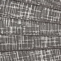OBSESSIONS Set Of 6 Grey Textured Table Mats image 3