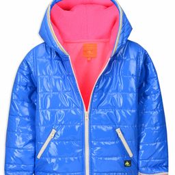 Cherry Crumble By Nitt Hyman Full Sleeves Front Zipper Solid Pump Jacket - Blue-picture-0