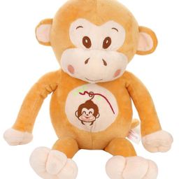 DearJoy Plush Monkey Shaped Soft Toy Cum Pillow Brown - Height 30 cm-15