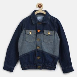 Tales & Stories Full Sleeves Cut & Sew Detailed Jacket - Dark Blue-picture-35