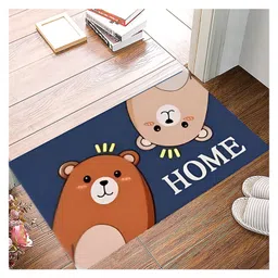 THE LITTLE LOOKERS Bathroom Mat for Kids Room - Blue-picture-43