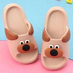 Oh! Pair Slip On Sliders - Khaki-image-14
