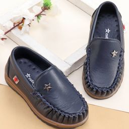 Cute Walk by Babyhug Formal & Party Wear Loafer - Navy-picture-47