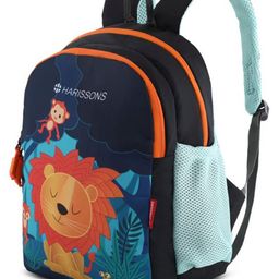 Harissons Lion Navy Orange School Backpack for Kids.(Age -6 to 9 Year 16 Inches )-image-27