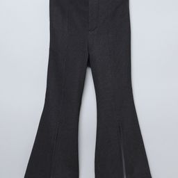 Taffykids Knit Solid Bell Bottom Pant - Black-picture-16