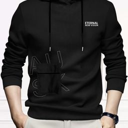 AUSK Men Printed Hooded Pockets T-shirt-picture-12