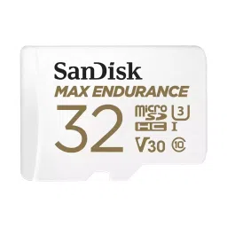 SanDisk MAX ENDURANCE Memory Card microSDHC 32 GB White, SDSQQVR-032G-GN6IA-1