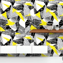 ArtzFolio Printed UV-Resistant Anti-Bacterial Retro Geometric Pattern Peel & Stick Wallpaper-image-52