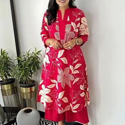 DIVASTRI Women Floral Printed Regular Kurta with Palazzos-picture-37