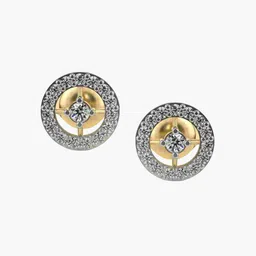 VALANOVA 18Kt Yellow Gold 0.29 Carat Lab Grown Diamond Earrings-picture-37