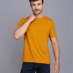 WOOSTRO Men Pack Of 2 Solid Round Neck Cotton Slim Fit T-shirts-image-72