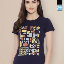 Metronaut Women Typography 3 Printed Applique T-shirt-picture-28