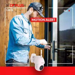 CP PLUS CP-Z41A 4MP Outdoor Wi-Fi 360 deg Pan & Tilt Camera with Night Vision, 2-Way Talk, Motion Detection & IP65 Water Resistance image 3