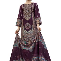 DRAVINAM Trends Embroidered Pure Cotton Unstitched Dress Material-picture-28