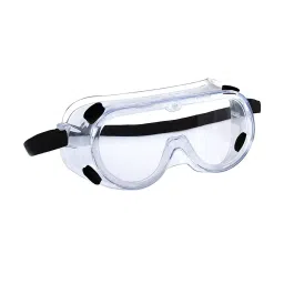 Robustt Standard Size Minimum Lens Fogging Plastic Safety Goggles Transparent-picture-0