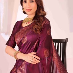 Moda Rapido Ethnic Motifs Zari Silk Cotton Kanjeevaram Saree-picture-32