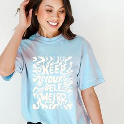 RAYACLOSET Women Typography Printed Extended Sleeves Pockets T-shirt-image-95